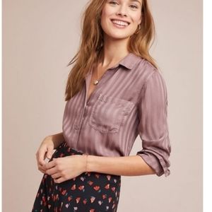 Anthropologie Cloth and Stone  Mauve shirt